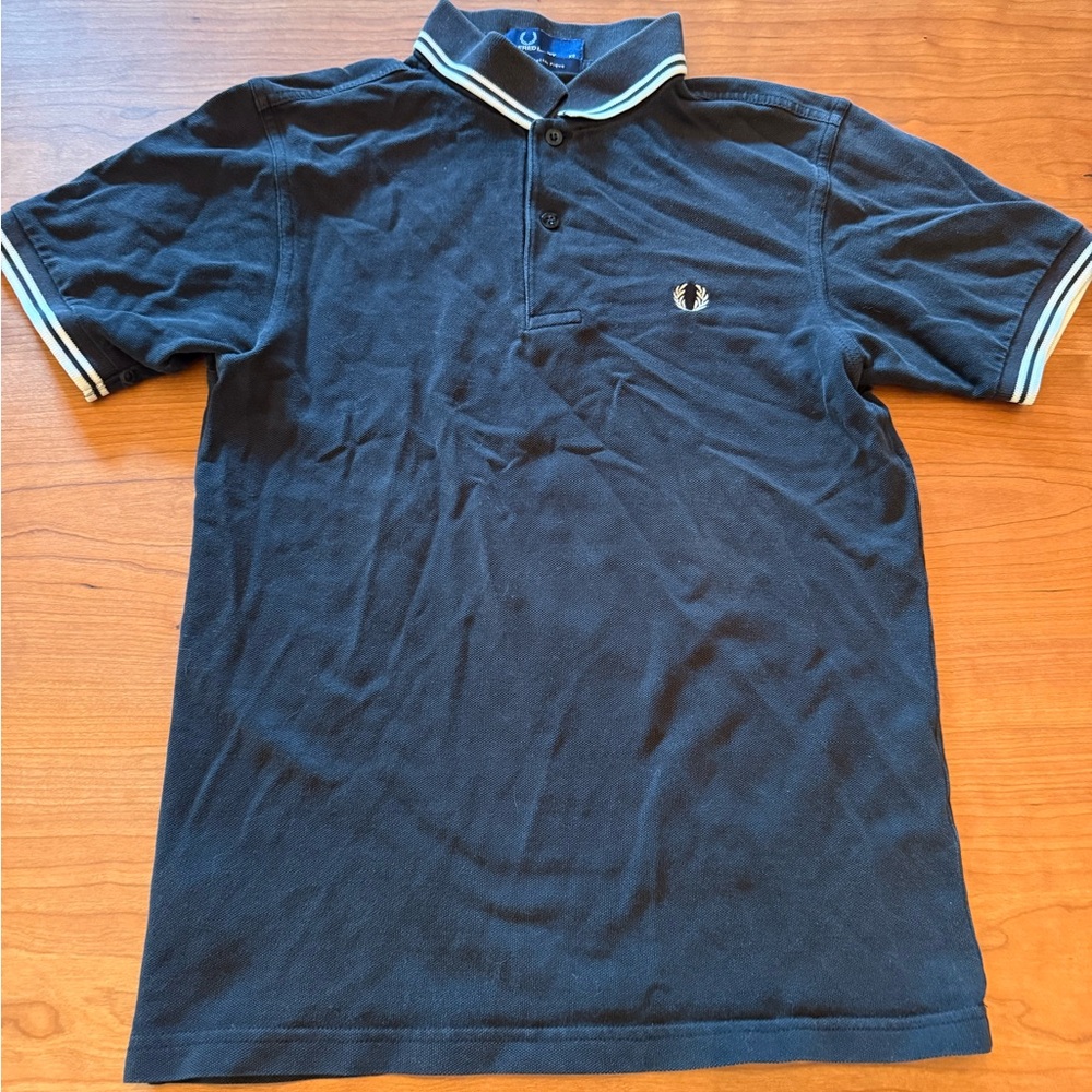 Men's Fred Perry Black Polo Shirt